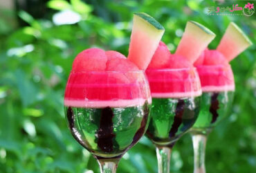 تزئین ژله هندوانه یدایی