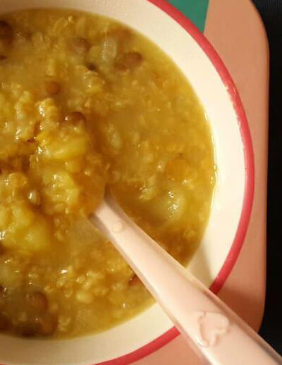 طرز تهیه عدسی با ماهیچه برای نوزاد