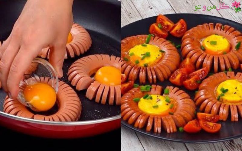 سوسیس تخم مرغ