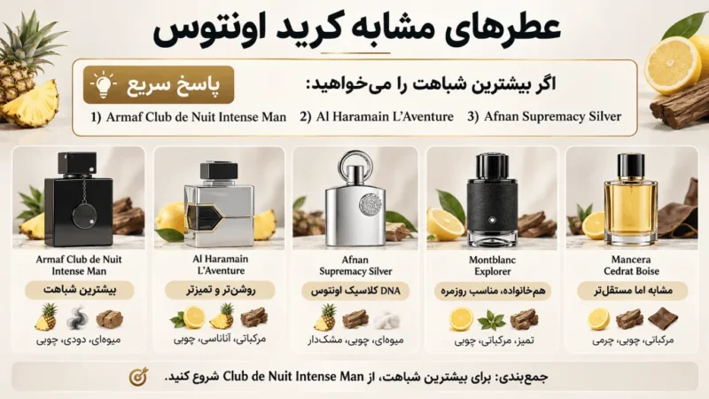 بهترین عطرهای مشابه کرید اونتوس؛ 5 جایگزین نزدیک و ارزشمند
